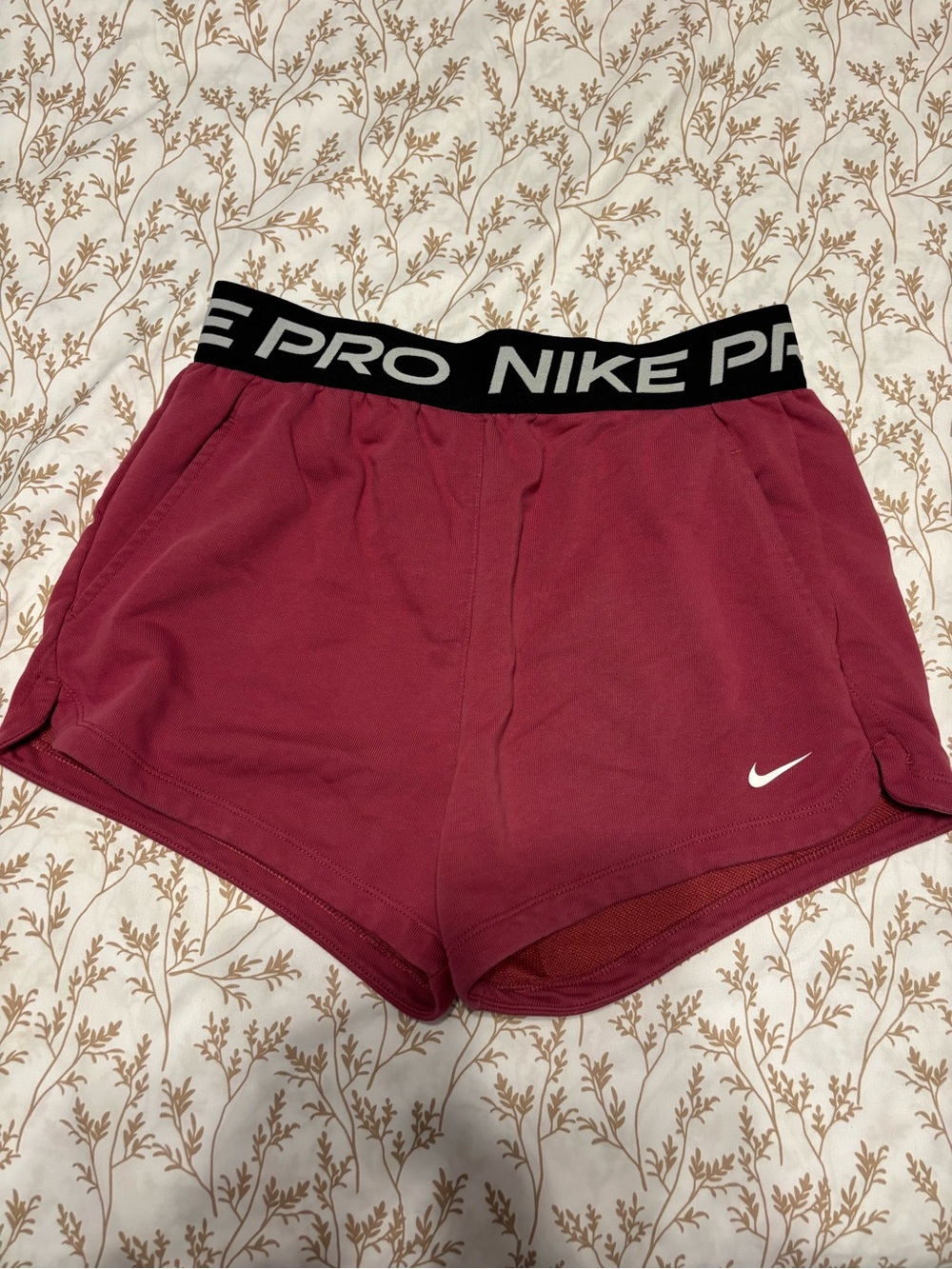 Girl’s XL Maroon Nike Pro Training Shorts